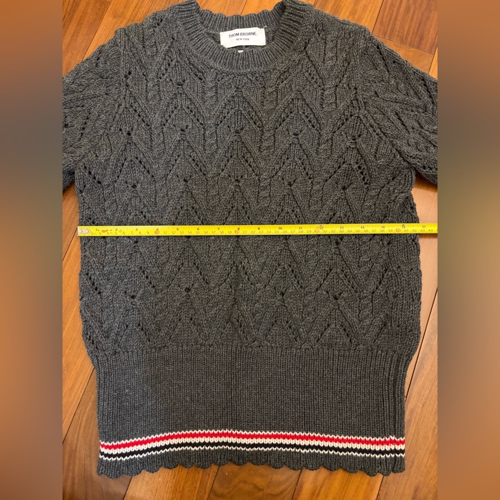 Thom Browne Gray Sweater - Picture 6 of 13